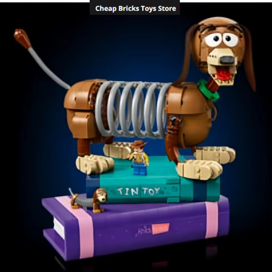 Potdemiel Story Slinky Dog Buchstützen Bausteine Modell, 1311 Teile - Bild 2