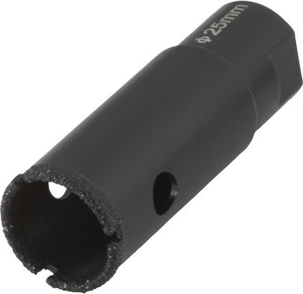 Wolfcraft Lochsäge Ceramic in Schwarz mit Diamant und Stahl, Durchmesser: 25 mm - Bild 1