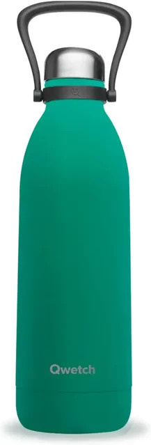 Isotherme Flasche Qwetch Titan in Grün, 0,5 l - Bild 1