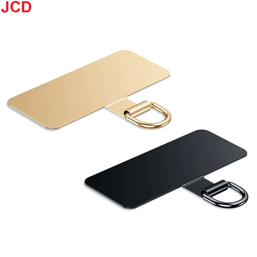 JCD 4-teiliges Universal-Telefon-Lanyard-Dichtungs-Patch aus Metall in Pink - Bild 2