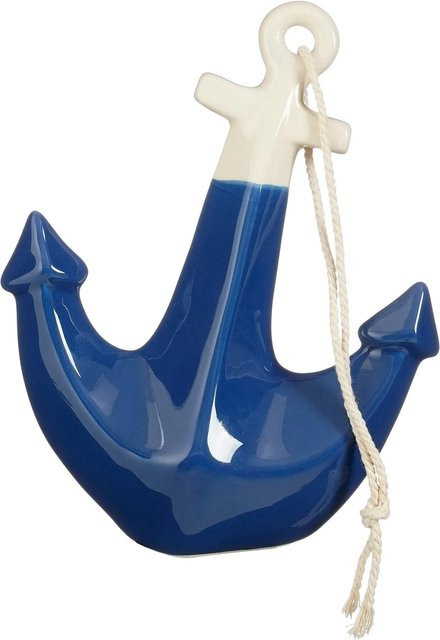 Mica Decorations Anker Deko in Dunkelblau für den Tisch, Höhe: 18 cm - Bild 1