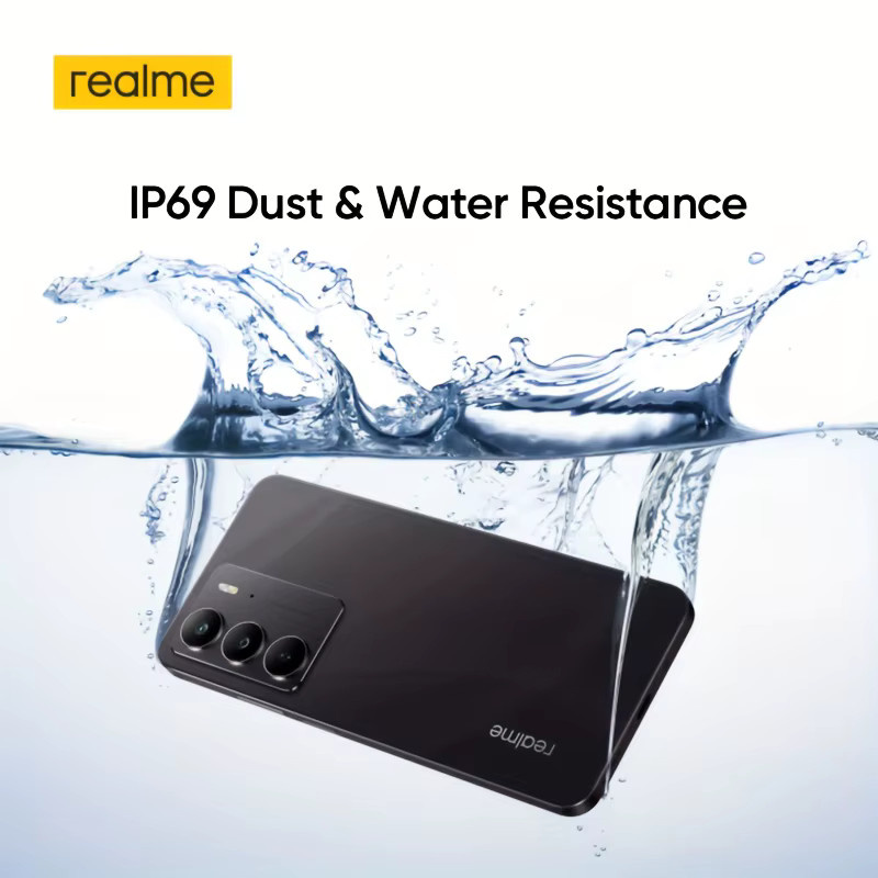 Realme C75 5G Smartphone in Gold mit Dimensity 6300, IP69 Wasserdichtigkeit, 5828mAh Akku, 45W Schnellladung, 120Hz Display und 50MP KI-Kamera - Bild 4