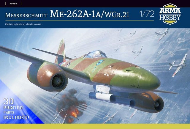 Arma Hobby Messerschmitt Me 262 A-1a/WGr.21 Schwalbe, Modellbau, 1:72 - Bild 1