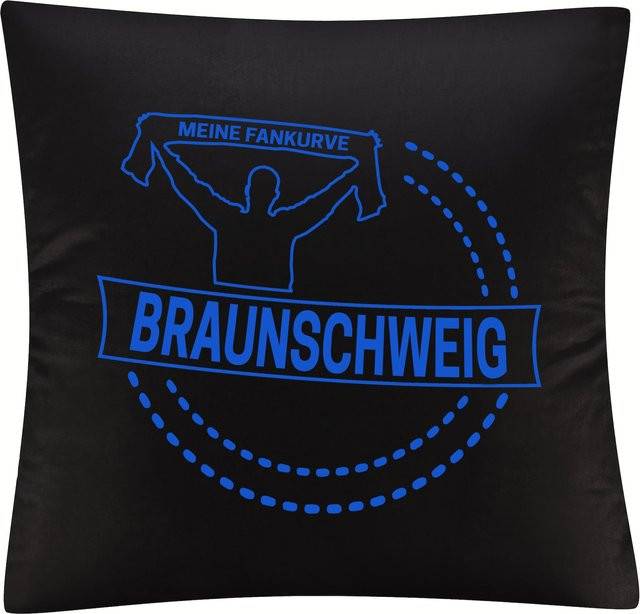 Kissenbezug multifanshop Braunschweig Meine Fankurve in Blau - Bild 1