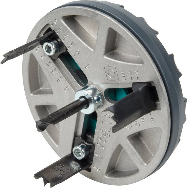 Wolfcraft Lochsäge für Metall, verstellbarer Durchmesser: 45 - 90 mm - Bild 1