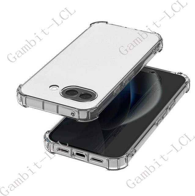 Stoßfeste Anti-Fall-Hülle aus weichem TPU für Google Pixel 10a, 9a und 8a in Transparent - Bild 1