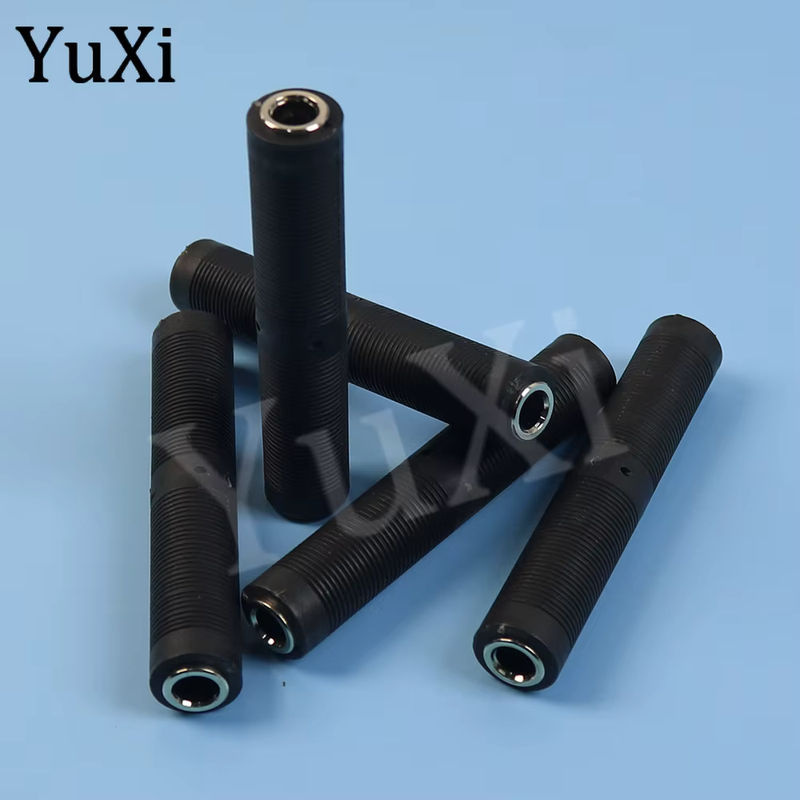 YuXi Audio Stereo Jack Adapter Buchse auf Buchse Konverter für Mikrofon und Lautsprecher, Schwarz, 3,5 mm Jack - Bild 5
