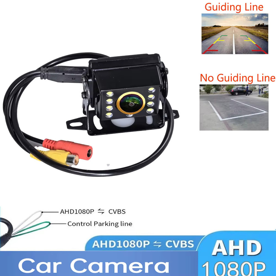 BYNCG Rückfahrkamera für Lkw, Anhänger und Pickups mit Full-HD AHD 1080P, 18 LED IR Nachtsicht und wasserdichtem Gehäuse, Schwarz - Bild 2
