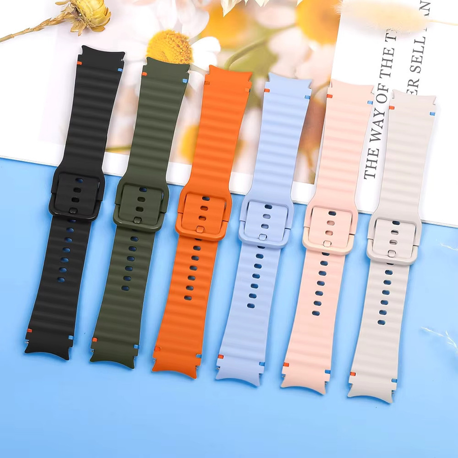 LCAPLE Uhrenarmband Silikon, Bunt, Unisex - Bild 2
