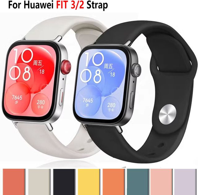 Uhrenarmband Silikon, Huawei Uhr Fit 3, Fit 2, Unisex - Bild 1