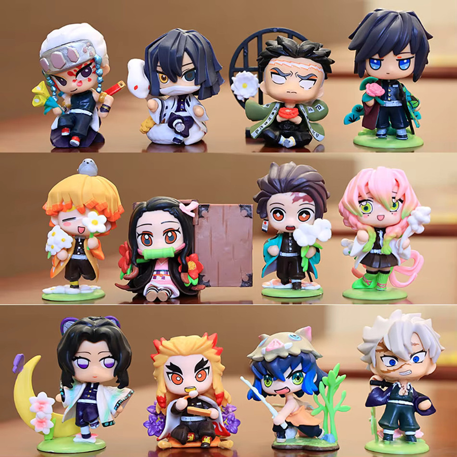 Bandai Demon Slayer Kimetsu No Yaiba Blind Box, Modellfiguren, Set - Bild 2