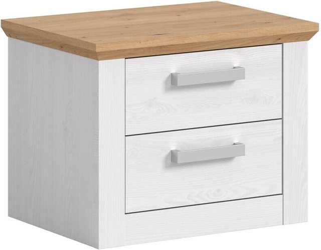Nachtkonsole VERONA Sibiu von xonox.home in Lärche und Eiche Nachbildung, B/H/T: 56 x 43 x 39 cm - Bild 1