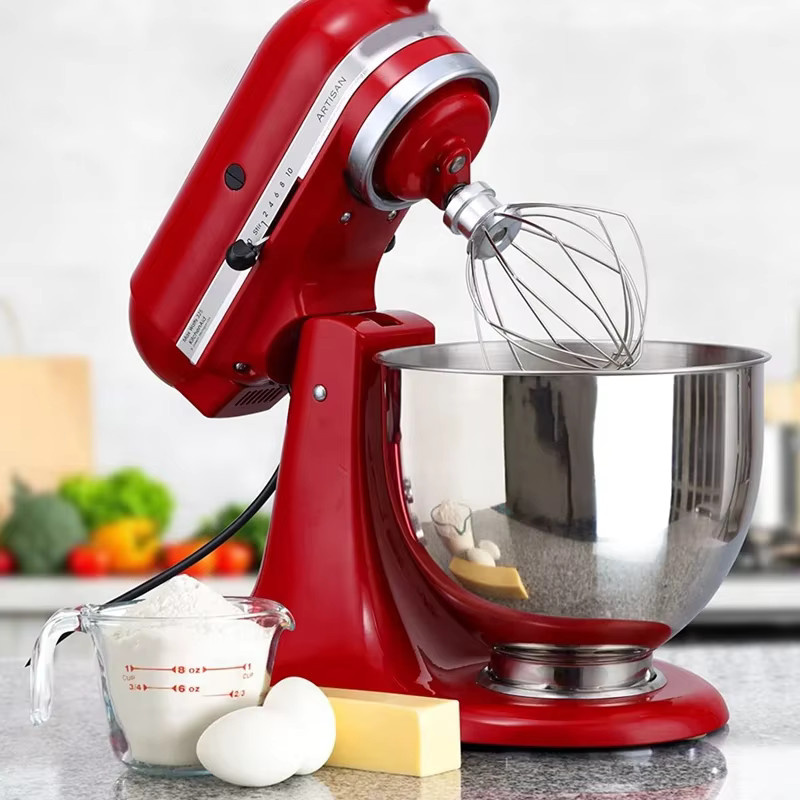 KitchenAid Edelstahl-Mischschüssel für Classic und Artisan Series Tilt-Head Küchenmaschinen, Silber, 4,5–5 Quart - Bild 3