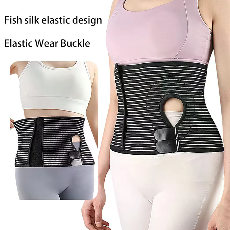 KuZHEN Stoma Hernie Gürtel, Unisex, Schwarz - Bild 2