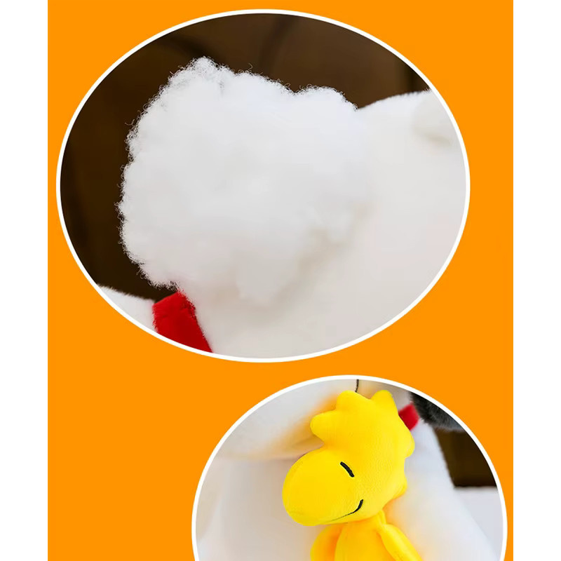 Bandai Snoopy Woodstock Plüschfigur, Stofftier, Gelb - Bild 3