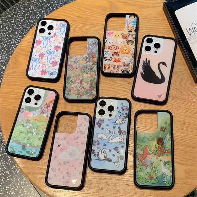 Handyhülle Wildflower Ins Taylor Giavasis für iPhone 17 16 15 14 13 Pro Max Plus in Multicolour mit Kaninchen und Naturmotiv - Bild 1