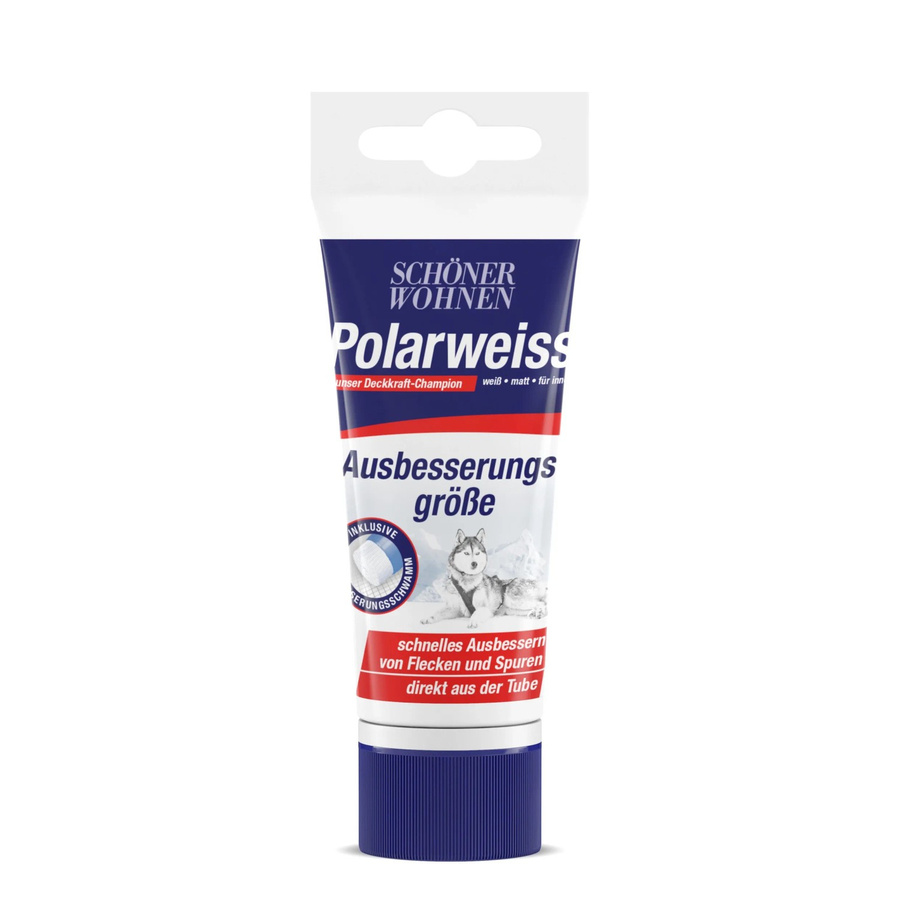 Schöner Wohnen Ausbesserungsfarbe Polarweiss, wasserbasierte Dispersion, 50 ml - Bild 2