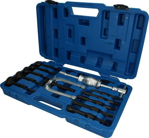 Brilliant Tools Grundloch-Innenlager-Abzieher-Satz, 16-teilig, Blau - Bild 1