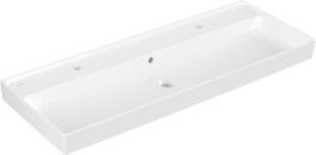 V&B Schrankwaschtisch Collaro mit Überlauf, Farbe: Weiß, B: 120 cm, T: 47 cm - Bild 1