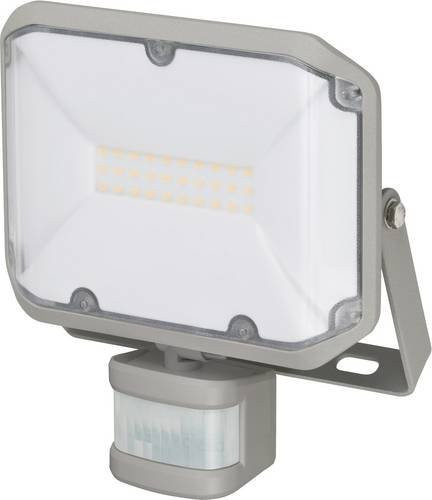 Brennenstuhl LED-Außenstrahler AL 2050 P in Grau mit Bewegungsmelder und Dämmerungssensor, 20W, 2080lm, Warmweiß, IP44 - Bild 1
