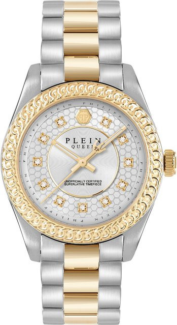 Philipp Plein Armbanduhr, Quarz, Edelstahl, Silber, 36 mm, Damen - Bild 1