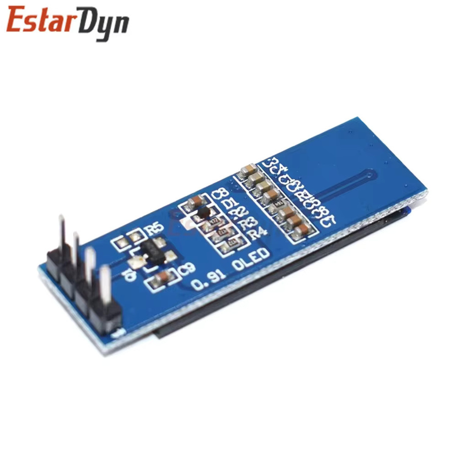 Estardyn OLED-Modul 0,91 Zoll 128x32 Display mit IIC I2C Schnittstelle in Weiß/Blau - Bild 2