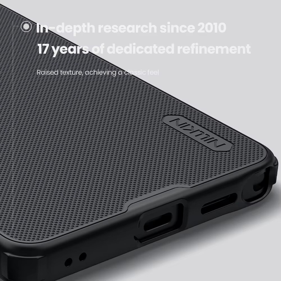 Nillkin Frosted Shield Pro Magnetische Hülle für Samsung Galaxy S26 Ultra und S26+ in Schwarz, Stoßfeste PC+TPU Handyhülle - Bild 3
