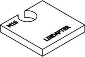 Lindapter A 4 LS 10 P2 S Verbindungselement aus Edelstahl flach - Bild 1