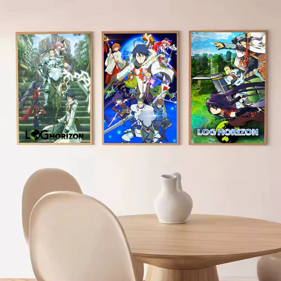 Selbstklebendes Anime Log Horizon Poster von Potdemiel als dekorative Wandkunst in Mehrfarben - Bild 2