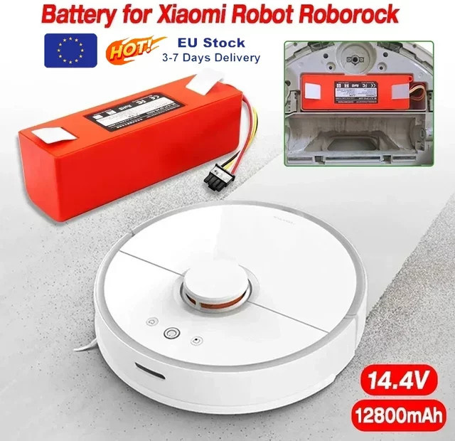 Xiaomi Ersatz Lithium-Akku BRR-2P4S-5200S 14,4V für Roborock S50 S51 S55 S60 S65 S6 MAX Roboterstaubsauger - Bild 1