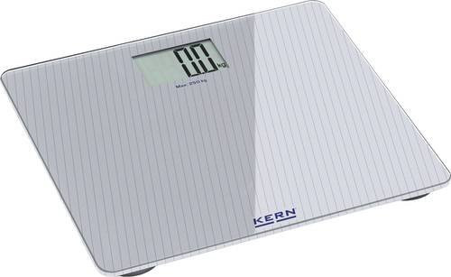 Digitale Personenwaage Kern MGD 200K-1L in Grau mit Glasoberfläche und einem Wägebereich bis max. 180 kg - Bild 1