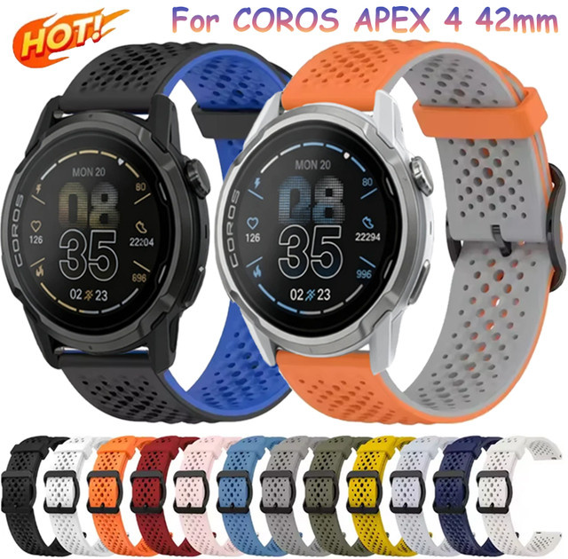 COROS Uhrenarmband Silikon, 20 mm, 22 mm, Unisex - Bild 1