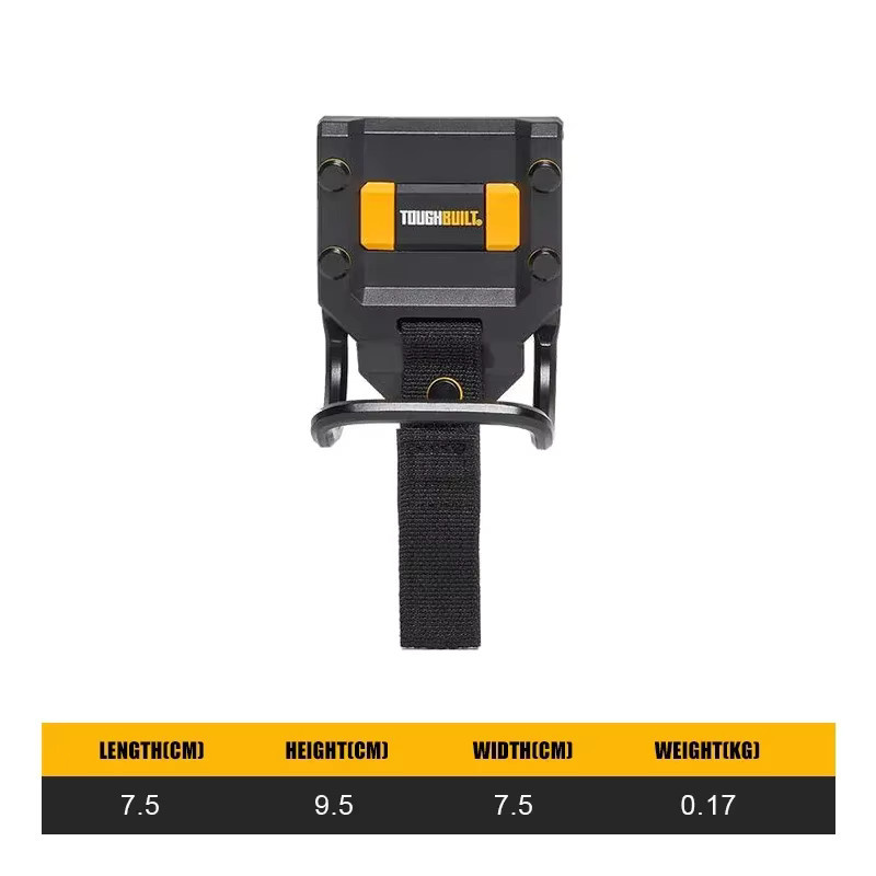 TOUGHBUILT Hochleistungs-Struktur-Zurrbänder für modulare Hammer-Aufhängungswerkzeuge aus ABS-Kunststoff und Stahl TB-52 - Bild 2