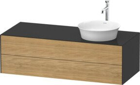Duravit Waschtischunterschrank White Tulip in Weiß, Breite: 130 cm, Tiefe: 55 cm, Höhe: 40,8 cm - Bild 1