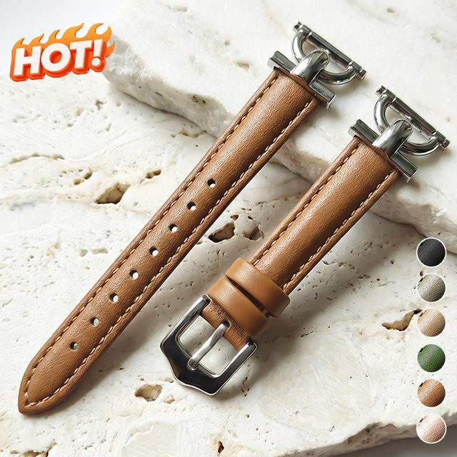 CHIICSMART Uhrenarmband Leder-Silikon, Unisex - Bild 1