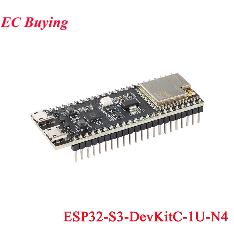 Espressif ESP32-S3-DevKitC-1 Entwicklungsboard mit ESP32-S3-WROOM-1 Modul in Schwarz - Bild 2