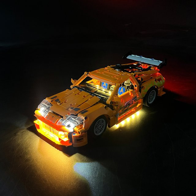 BYB LED-Beleuchtungsset für LEGO 42204 Fast & Furious Supra MK4, mit Fernbedienung - Bild 1