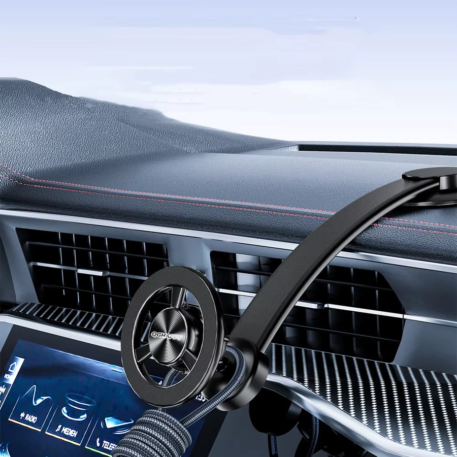 Magnetischer Autotelefonhalter WSSHE in Schwarz für Smartphone und GPS - Bild 5