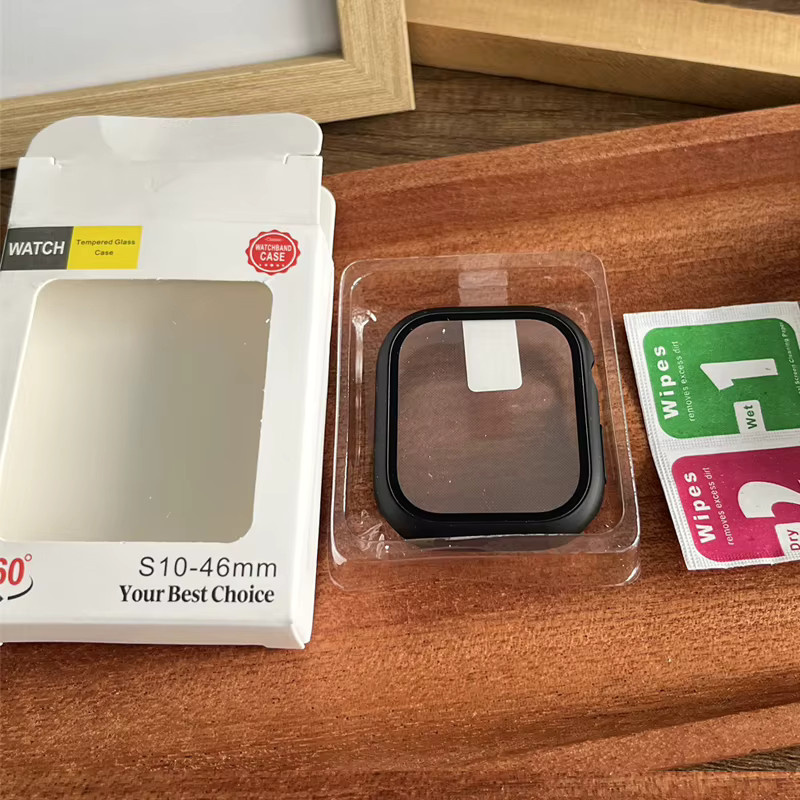 Displayschutzfolie für Apple Watch Serie 11 10, gehärtetes Glas, matt, 42 mm, 46 mm - Bild 2