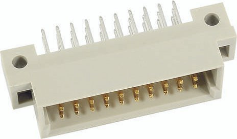 HARTING Messerleiste aus Kunststoff, 3 Reihen, Weiß, Artikelnummer 09251306922 - Bild 1