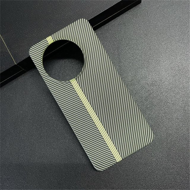 Rahmenlose Kühlhülle mit Carbonfaser-Muster für OnePlus 13 in Grau, atmungsaktive und stoßfeste Schutzhülle mit Wärmeableitung - Bild 1