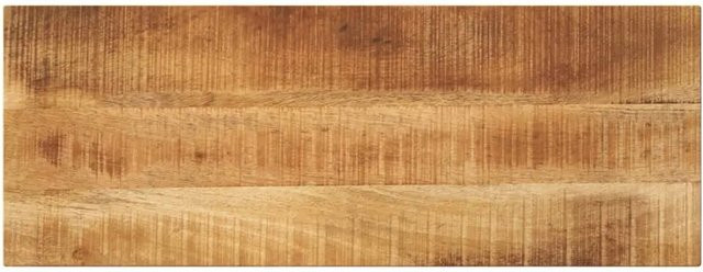 vidaXL Tischplatte aus Mango Massivholz in Braun, Rechteckig, Rustikal, B/T/H: 90 x 30 x 2,5 cm - Bild 1