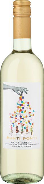 Punti Ponti Pinot Grigio Weißwein, Venetien, 2025, trocken, 0,75 l - Bild 1
