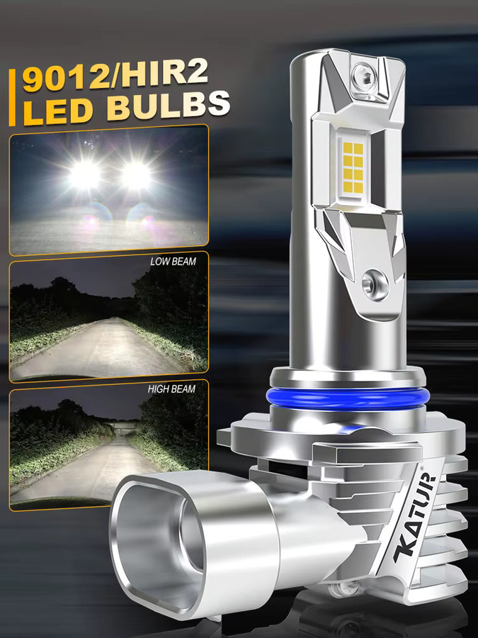 Katur H4 LED Auto Scheinwerfer Lampe mit Canbus, 80W, 16000lm, Weiß, für Chrysler 2011 bis 2016 - Bild 7