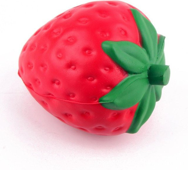 Super Jumbo Erdbeer Squishy, mit Cremeduft, Knet-Squishy-Spielzeug - Bild 1