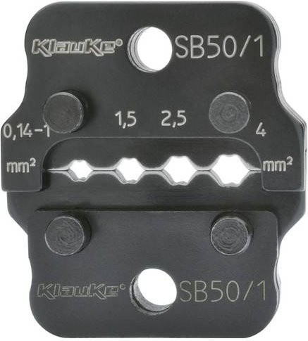 Klauke SB501 Presseinsatz für Querschnitte von 0,1 bis 4 mm² passend für Klauke Zangen - Bild 1