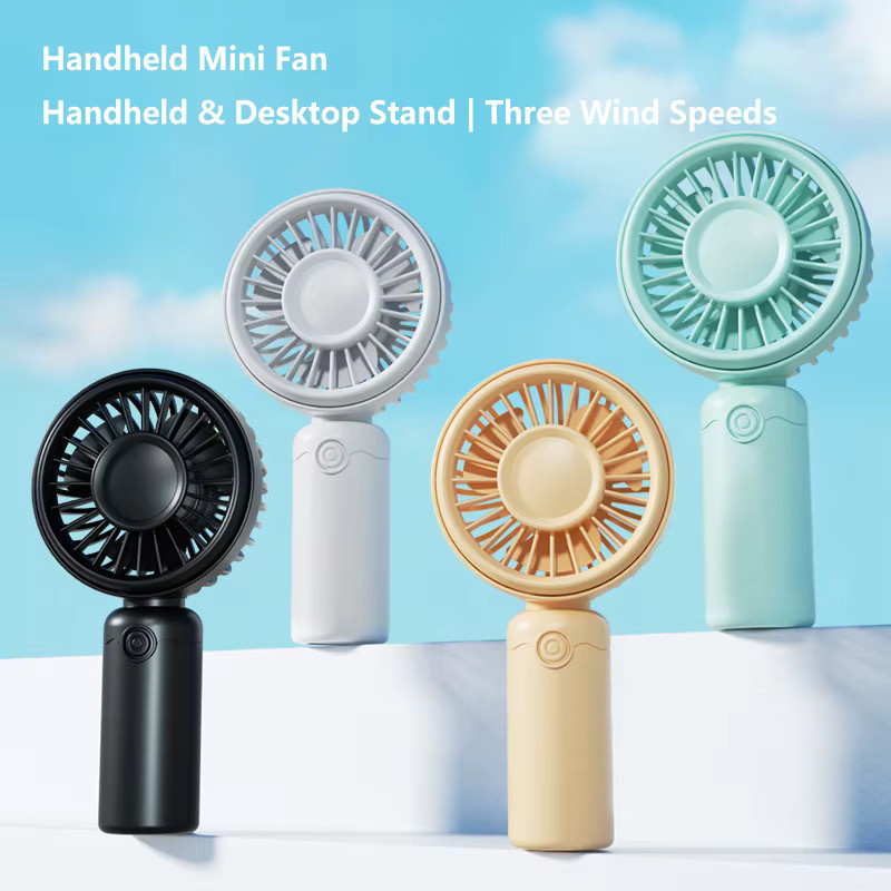 Lenovo Mini-Ventilator tragbarer USB-Akku-Tischventilator leise Orange - Bild 2