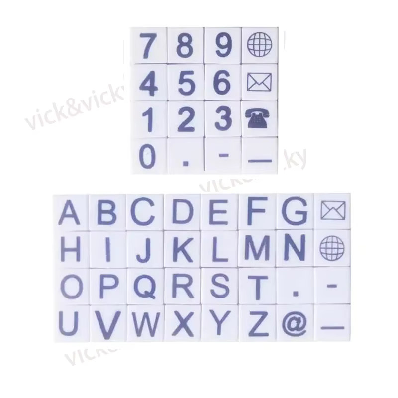 3070 Fliese 1x1 mit bedrucktem kompatiblem Zubehör, Ziegel DIY Baustein, Computer Tastatur Spielzeug - Bild 2