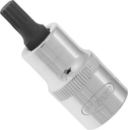 Vigour XZN Steckschlüssel-Bit-Einsatz V2096, Innenvielzahn M8, Antrieb 1/2 Zoll (12,5 mm), Farbe Silber - Bild 1