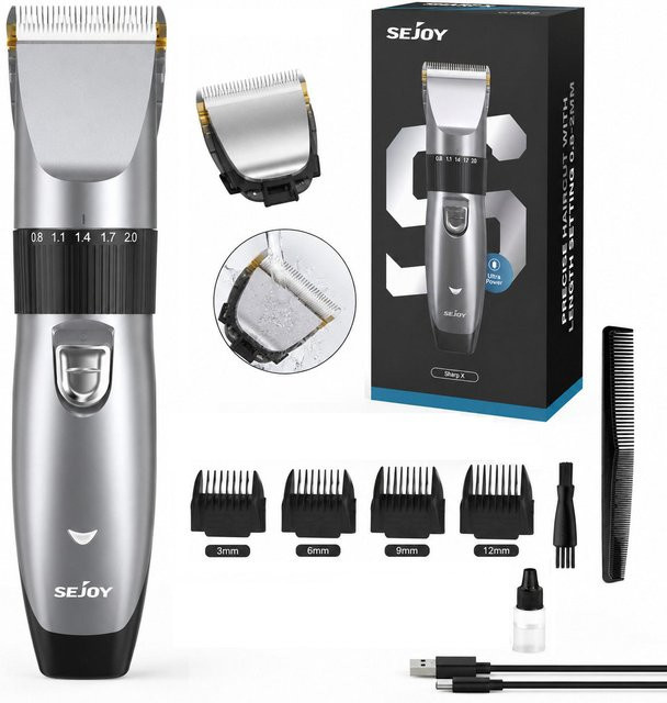 Sejoy Haarschneidemaschine für Herren, silber - Bild 1